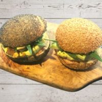 burger de tofu à la moutarde