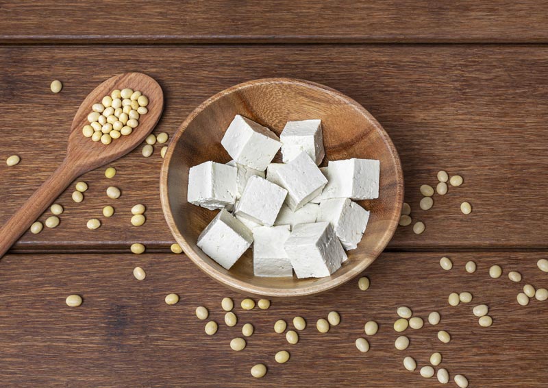 Cubes de Tofu Bio Nature de Swissoja en exclusivité Gastronomie & Magasin