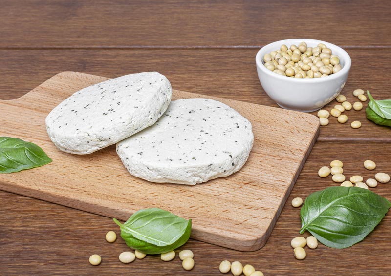 Tofuburger Bio Basilic de Swissoja en portion de 2x100g